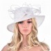 s Kentucky Derby Floral Wide Brim Church Dress Summer Sun Hat A323  eb-39057577
